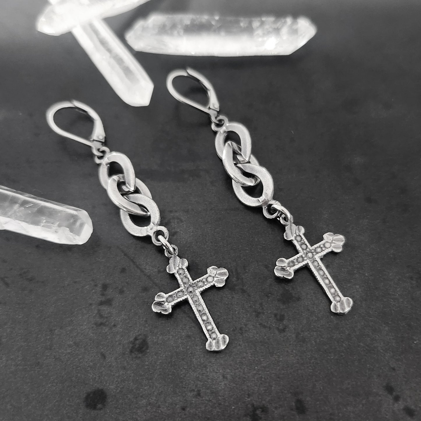GOTHIC CROSSES earrings