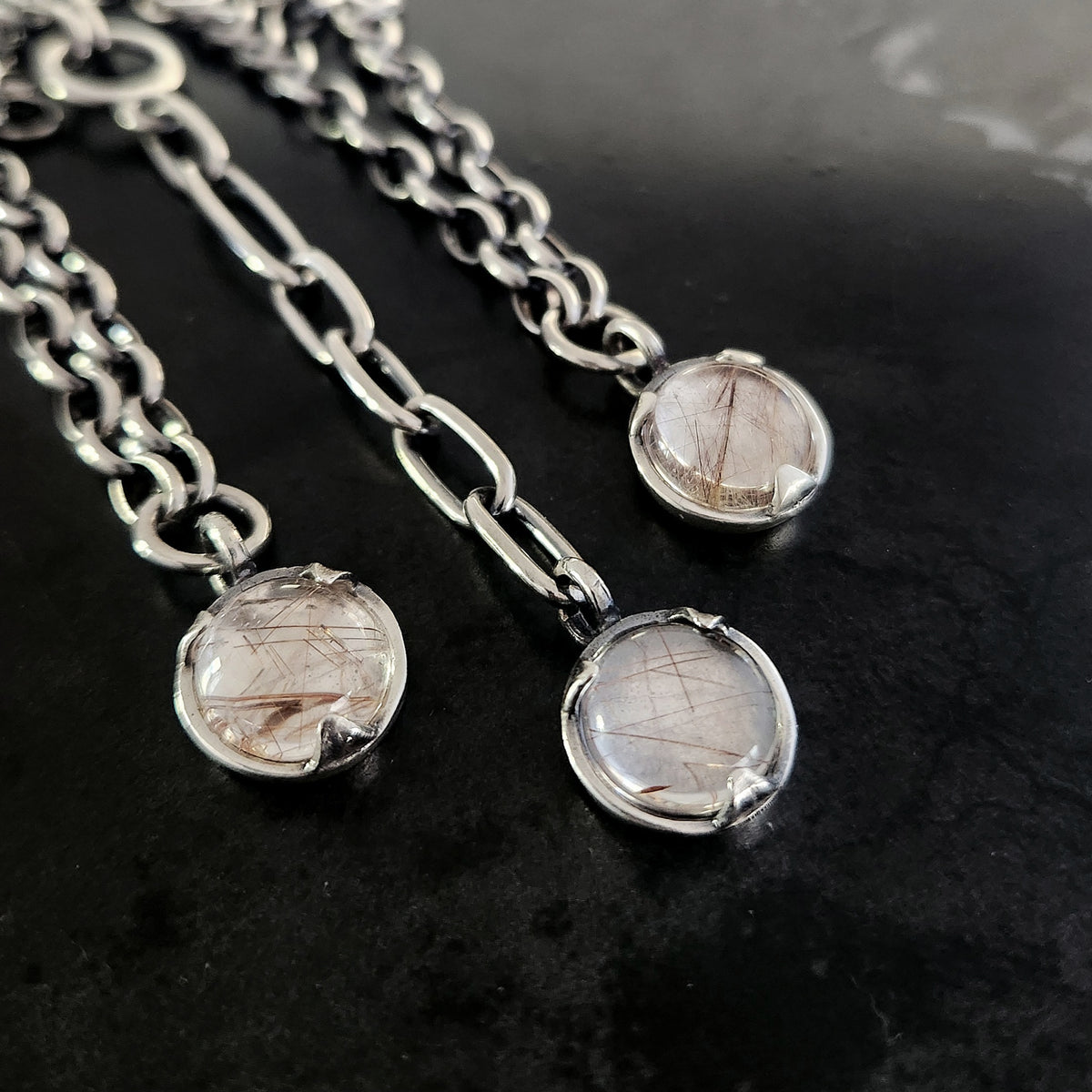 COPPER RUTILATED QUARTZ necklace