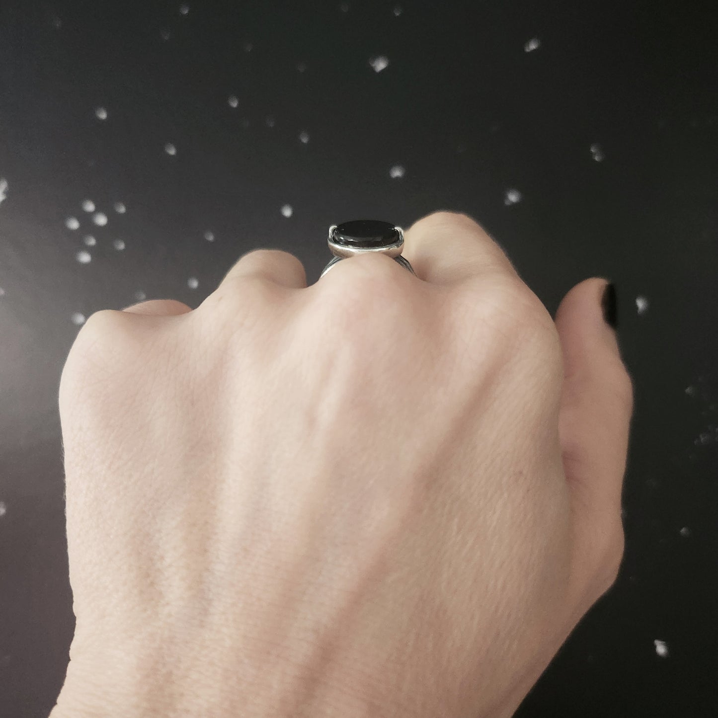 HELIOS RING with onyx