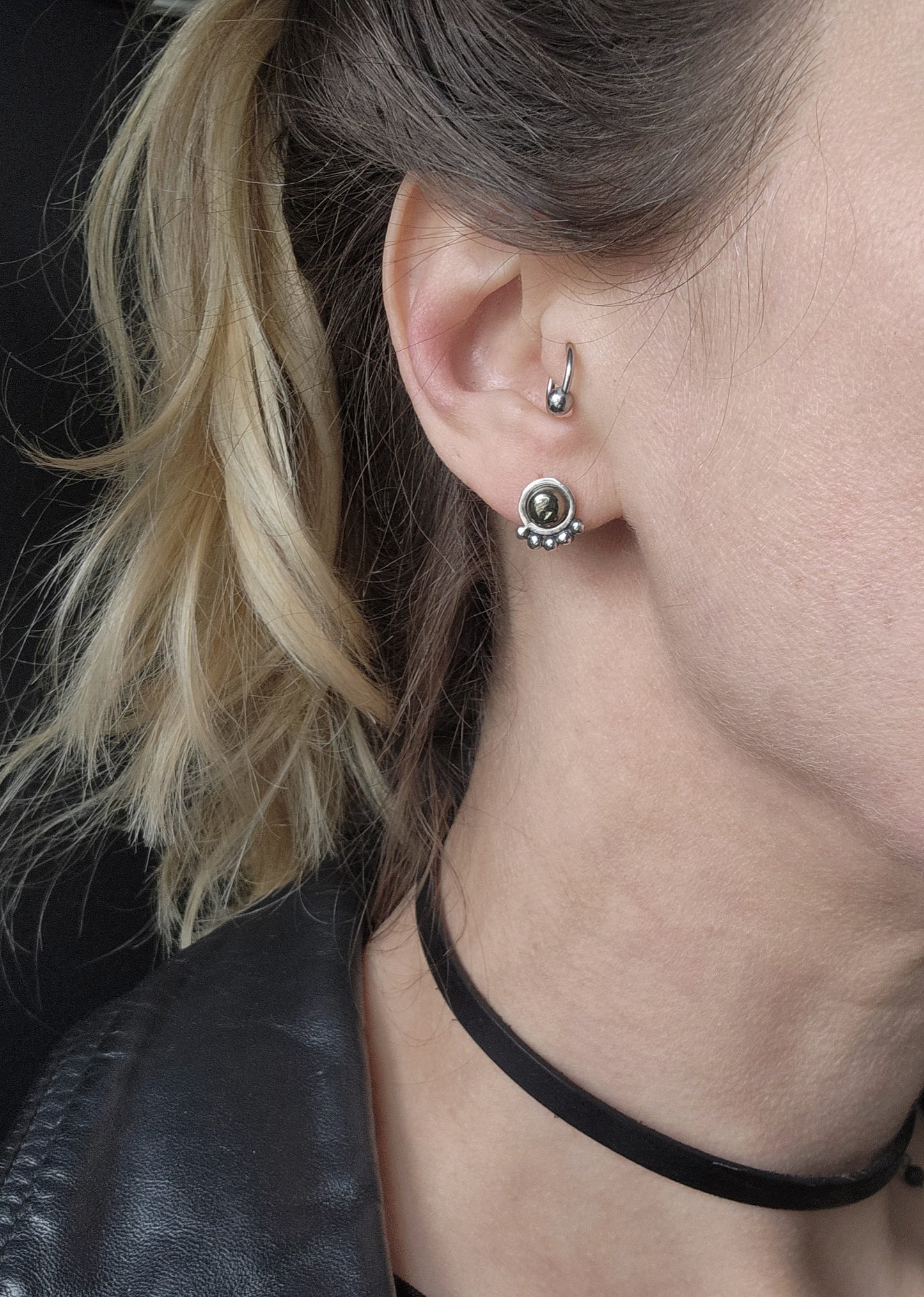 Pyrite earrings