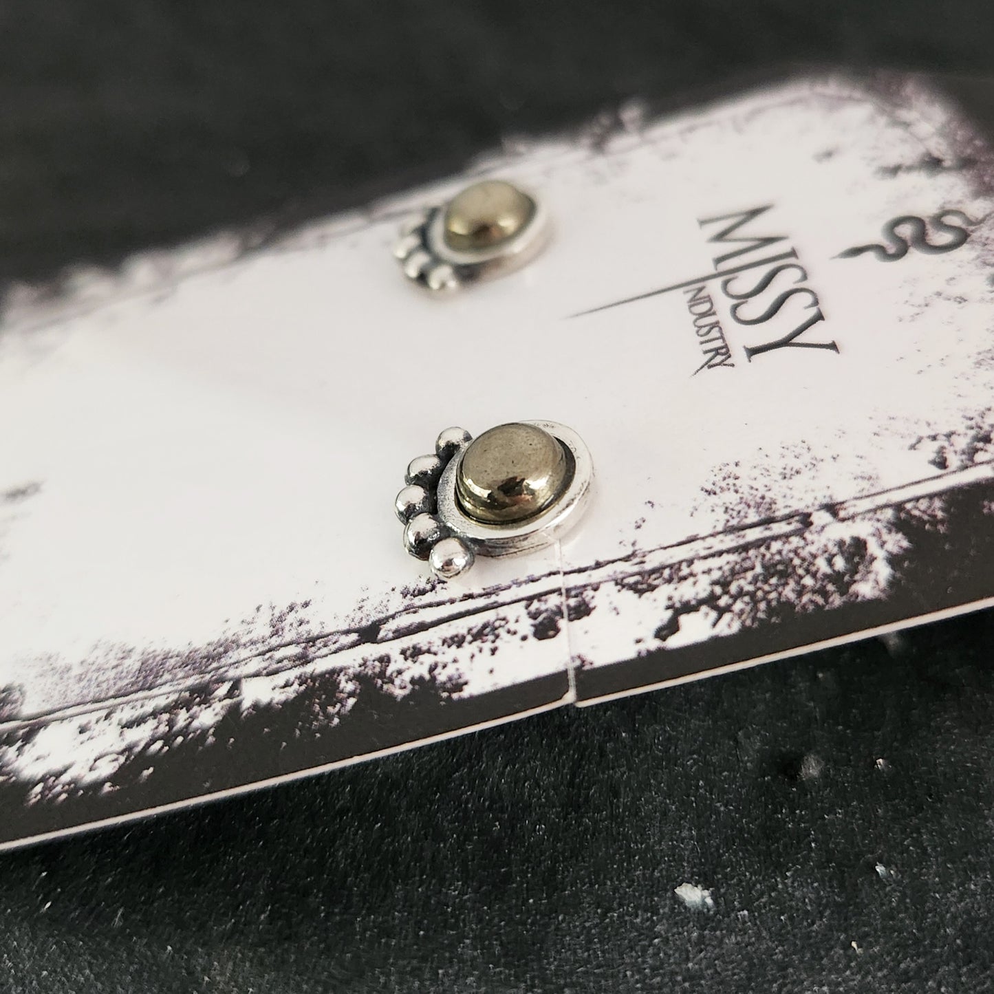 Pyrite earrings