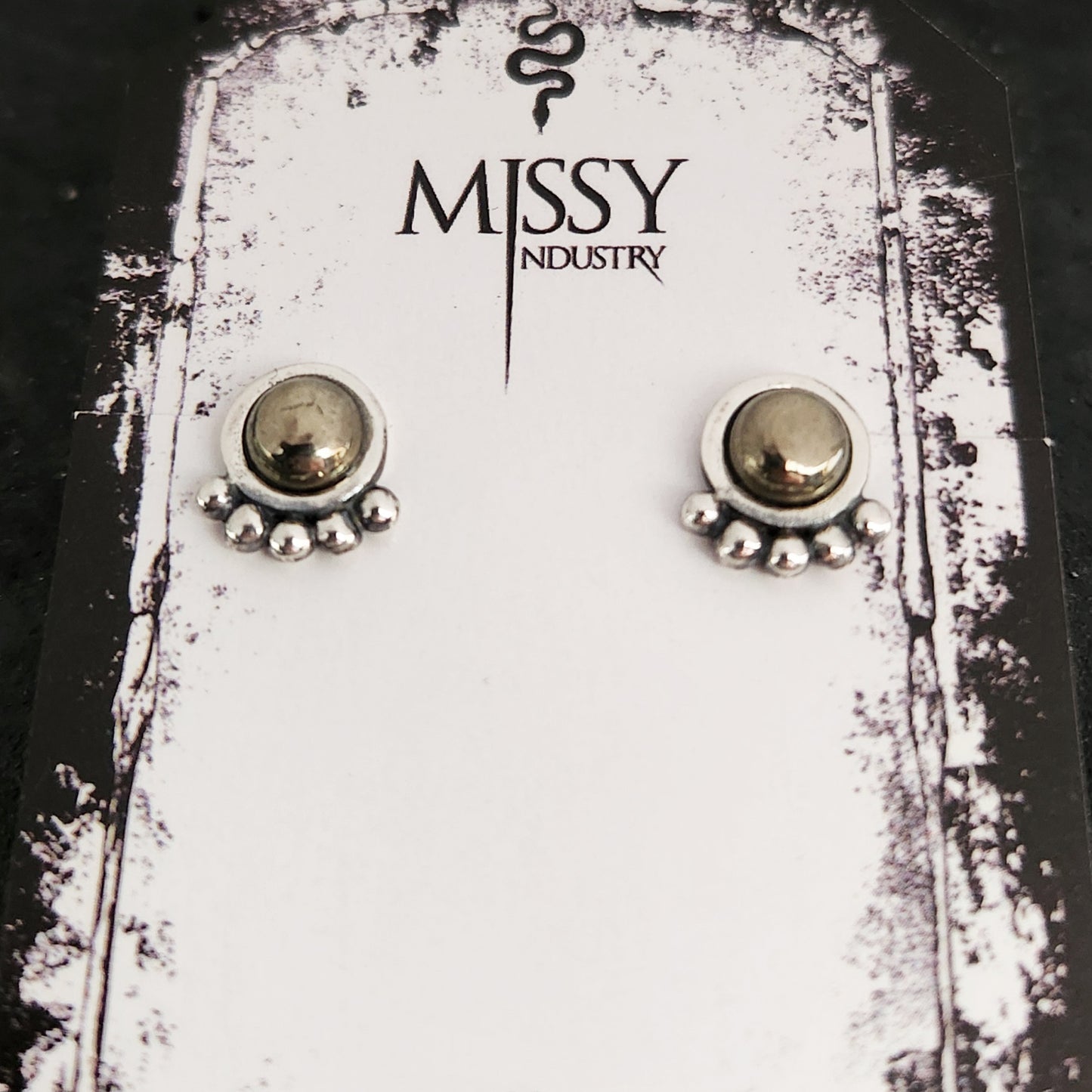 Pyrite earrings