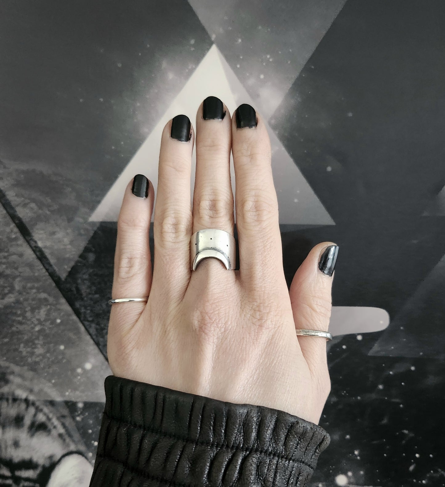 SICKLE MOON ring