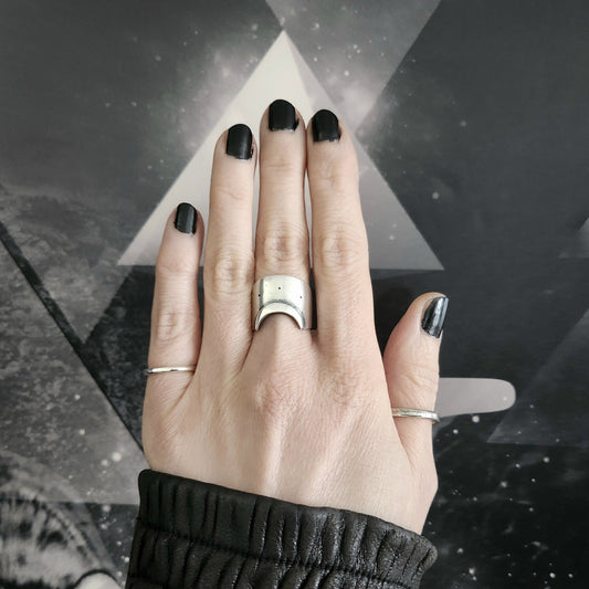 SICKLE MOON ring