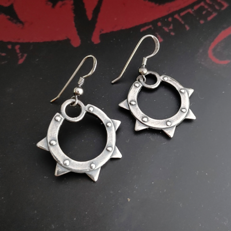 BLACK HOLE SUN earrings