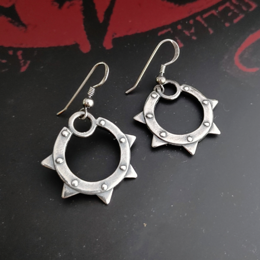 BLACK HOLE SUN earrings