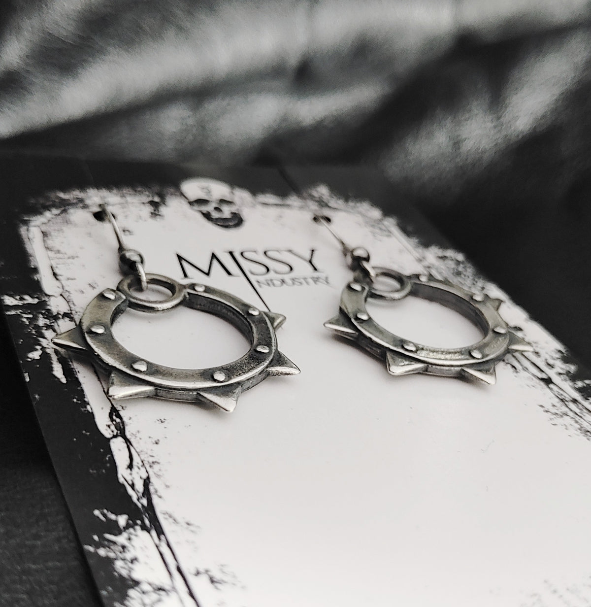 BLACK HOLE SUN earrings