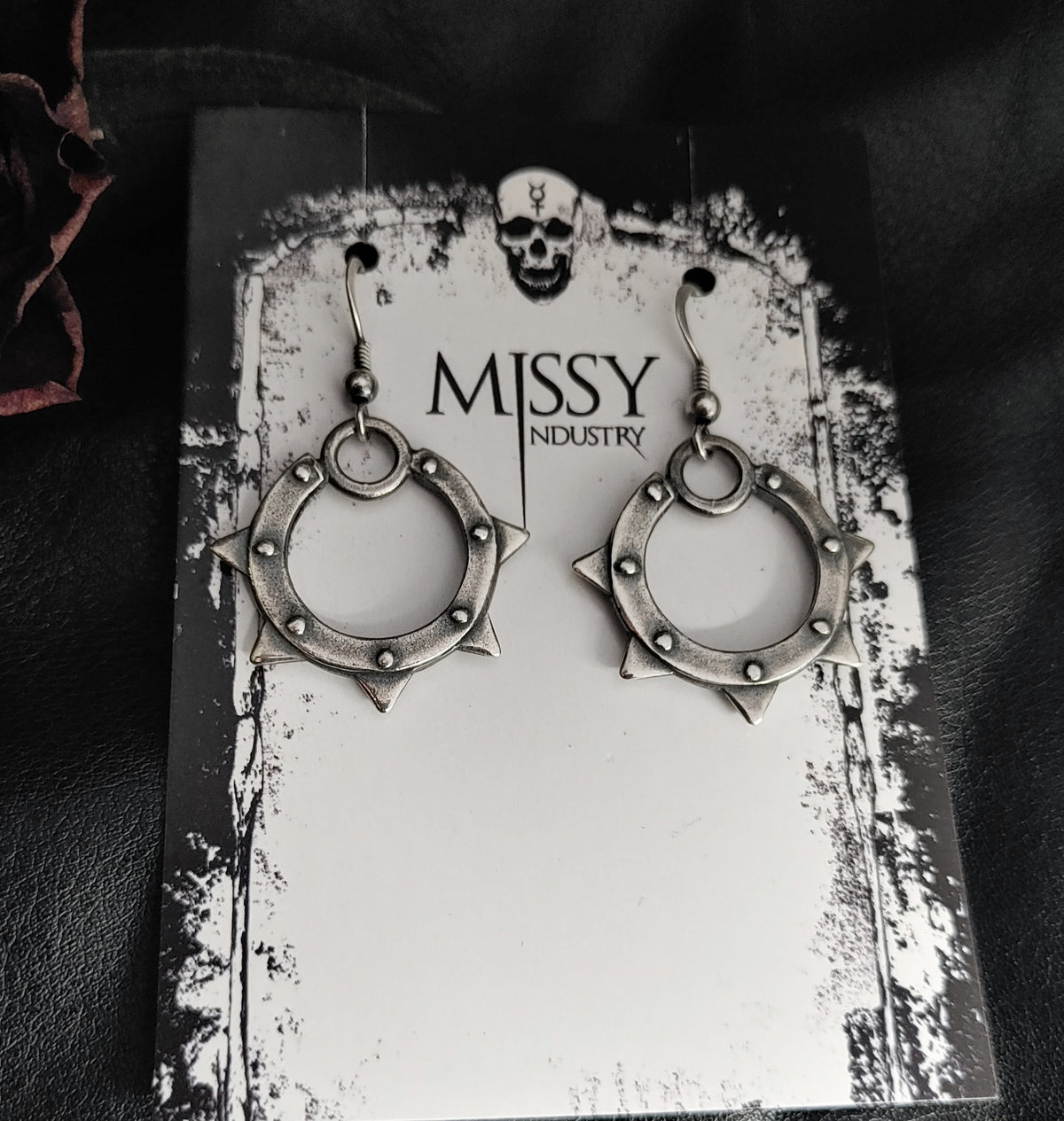 BLACK HOLE SUN earrings