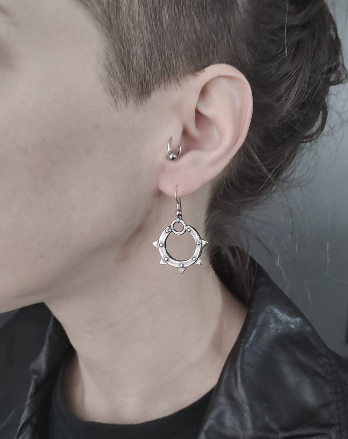 BLACK HOLE SUN earrings