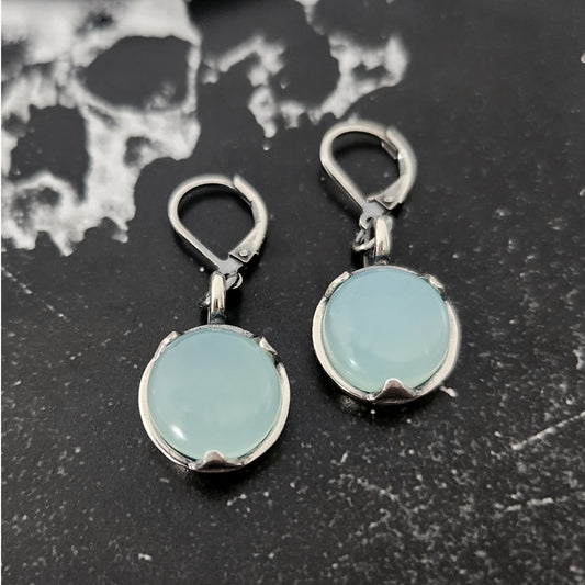 AQUA CHALCEDONY earrings