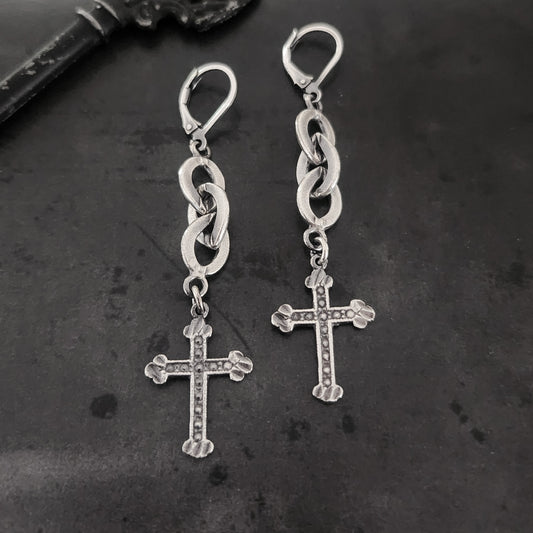 GOTHIC CROSSES earrings