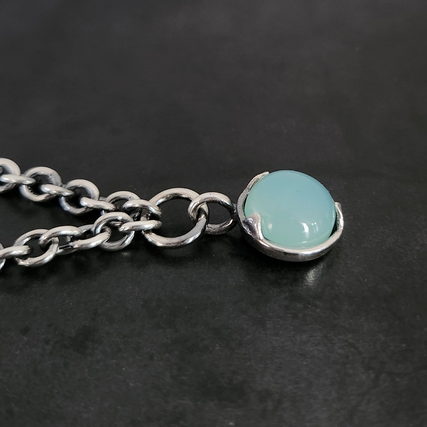 AQUA CHALCEDONY necklace