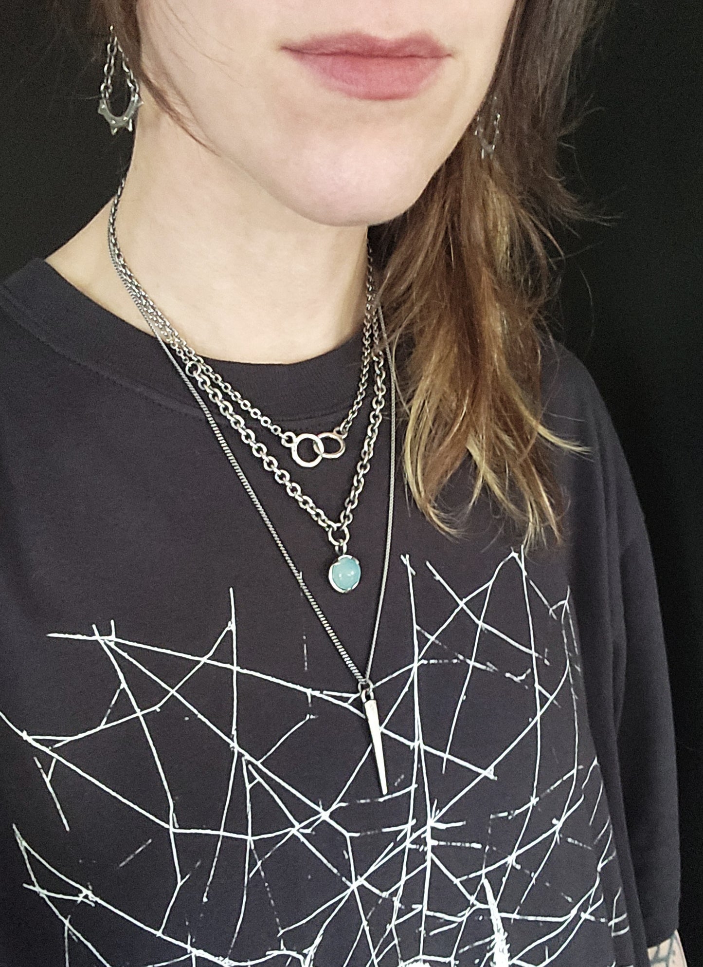 AQUA CHALCEDONY necklace