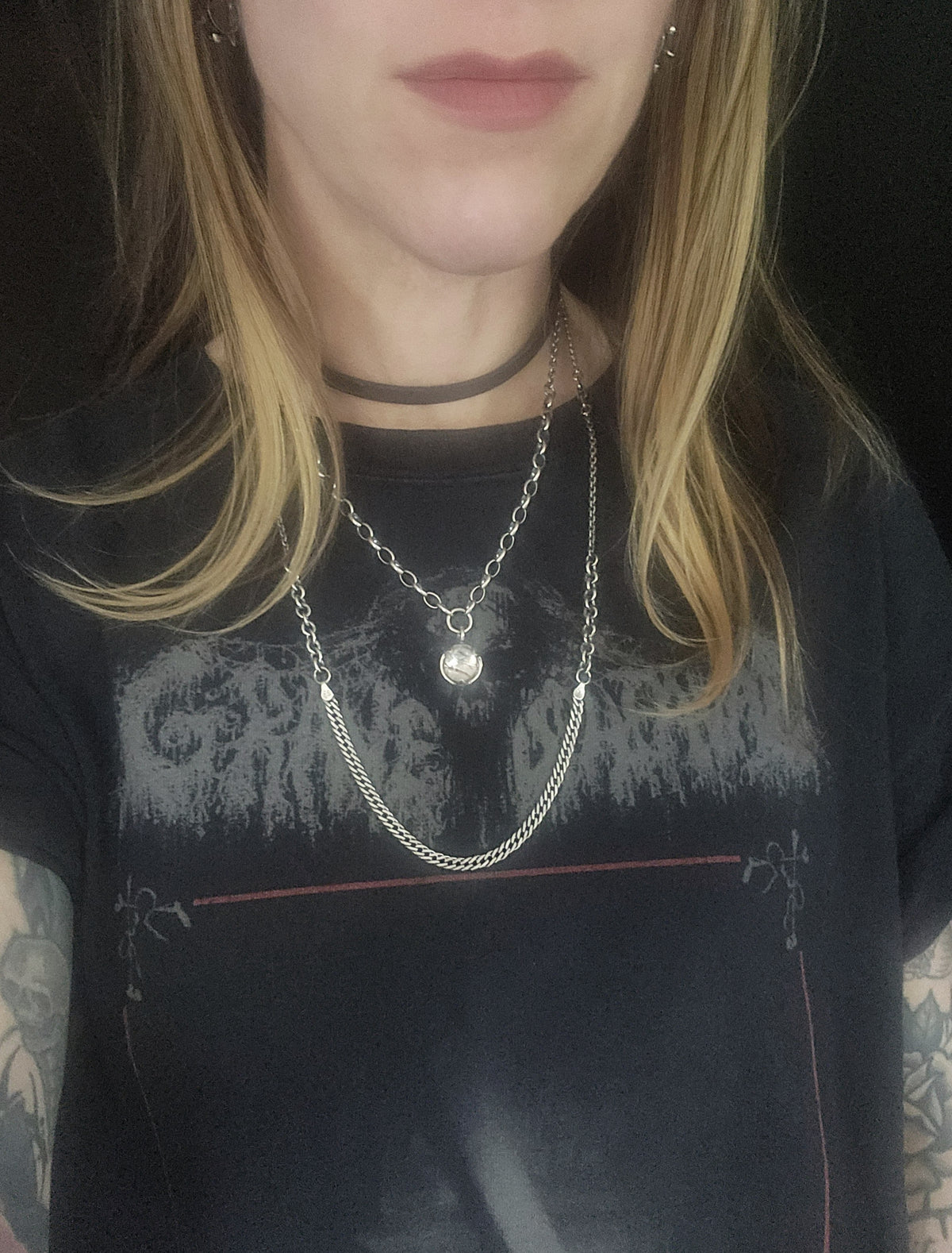 COPPER RUTILATED QUARTZ necklace