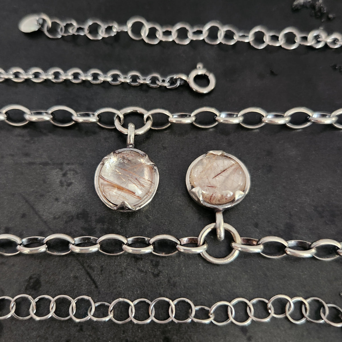 COPPER RUTILATED QUARTZ necklace