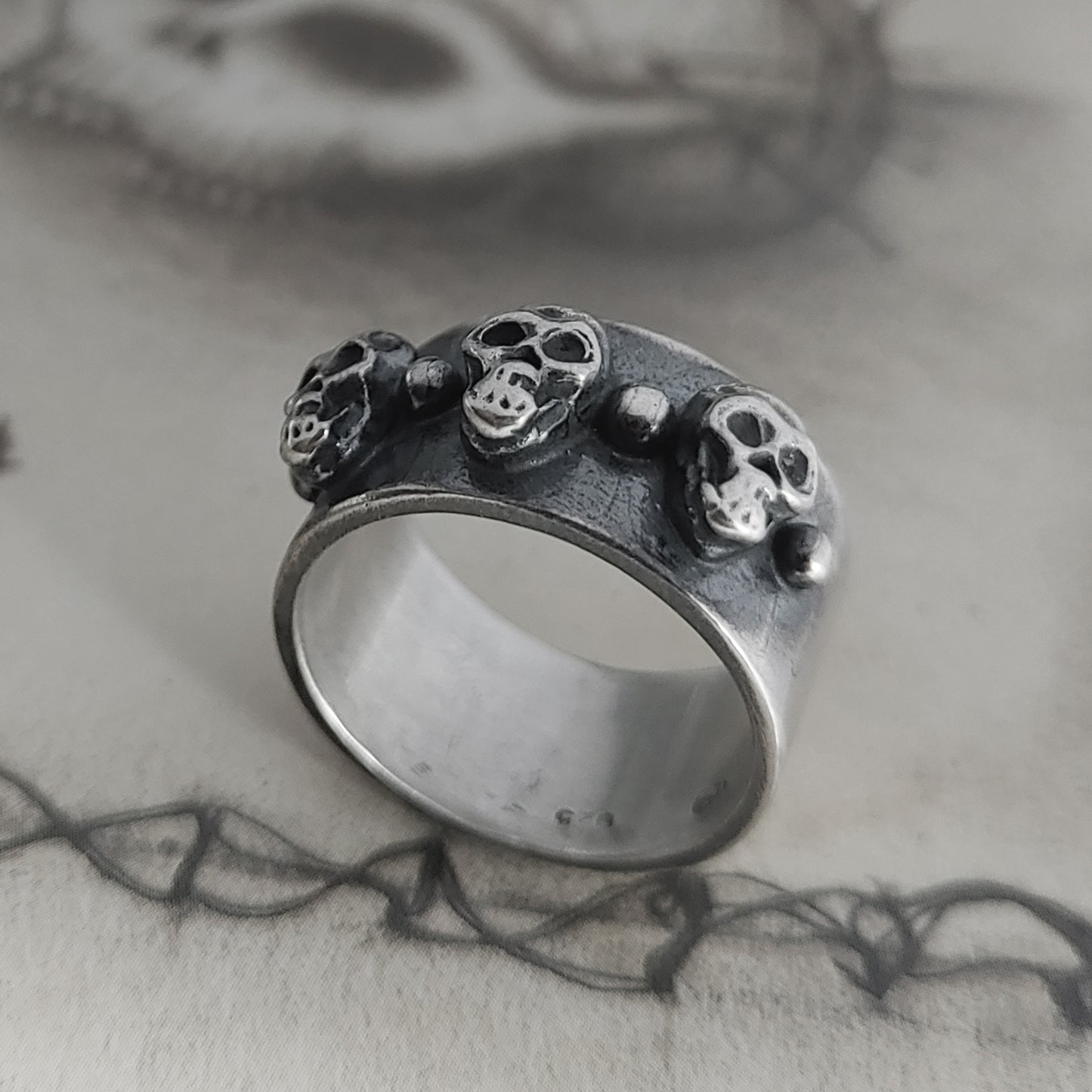 DEATH CULT ring