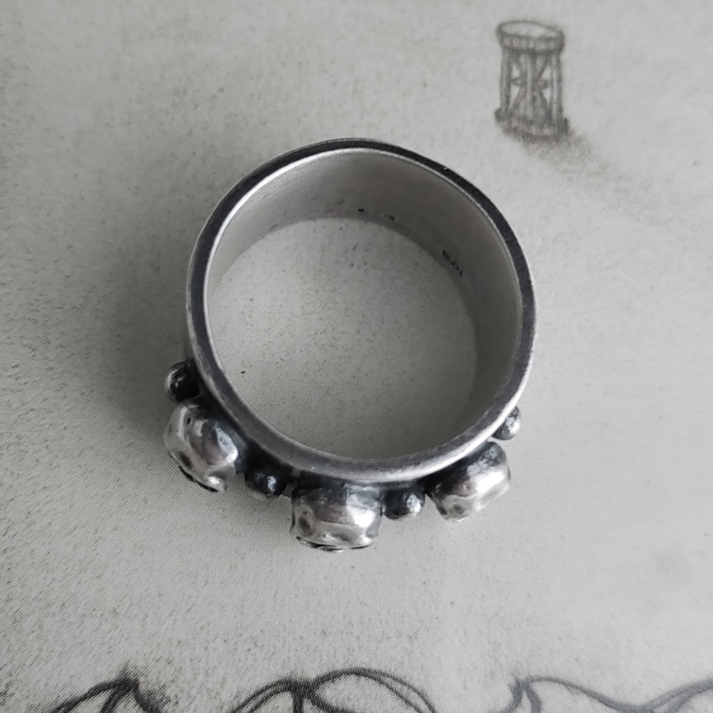 DEATH CULT ring