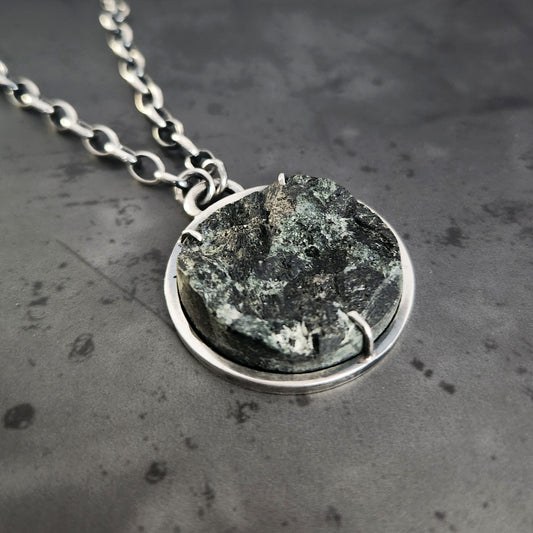 Tourmaline Druzy necklace