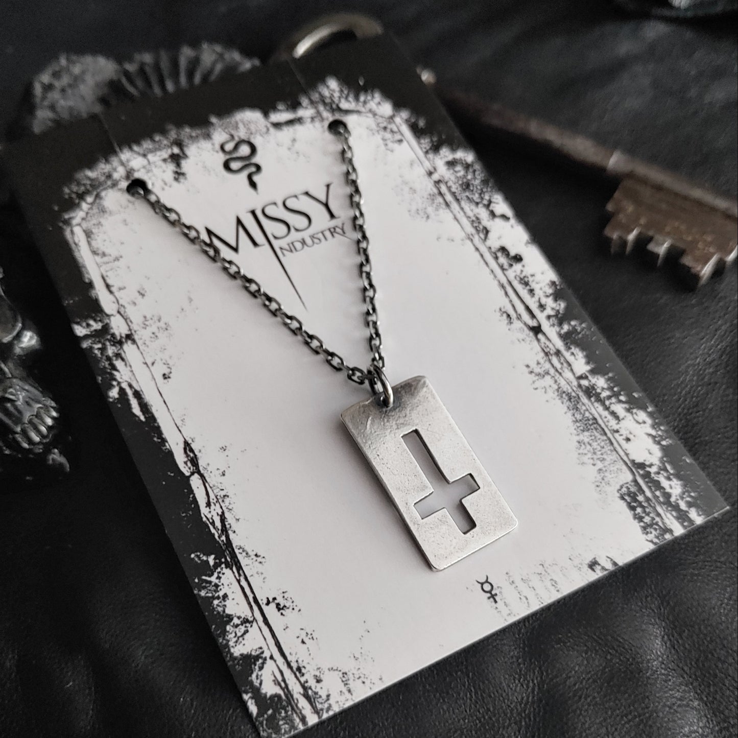 INVERTED CROSS necklace