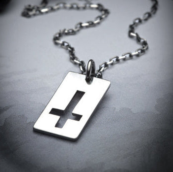 INVERTED CROSS necklace