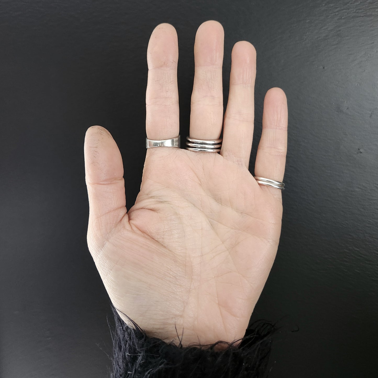 LABRADORITE ring size 8