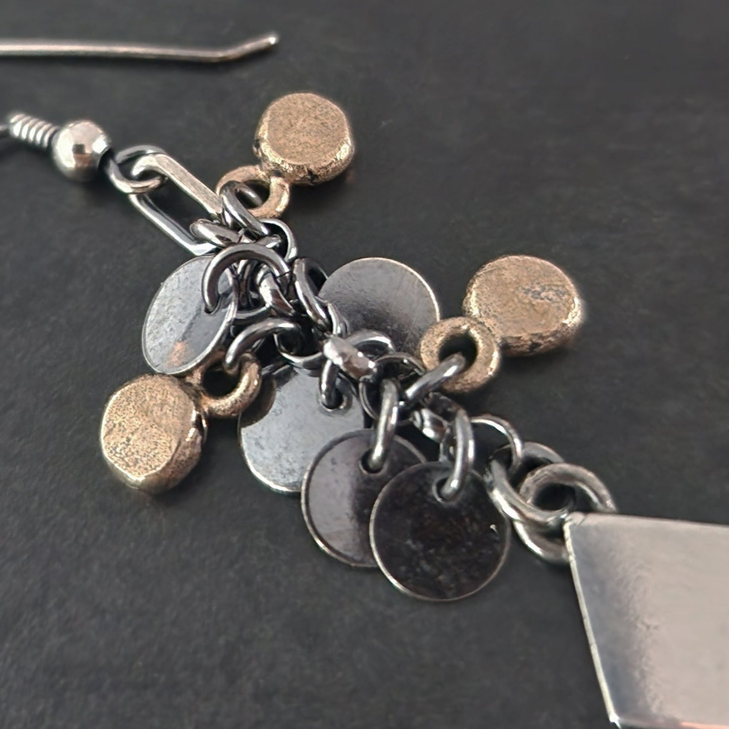 RHOMBUS charm earrings
