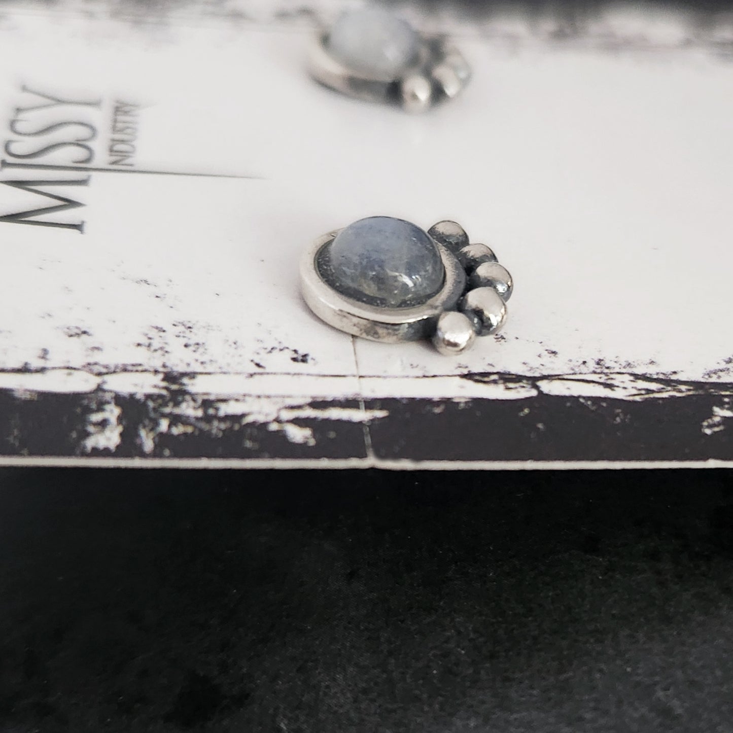 Rainbow Moonstone earrings