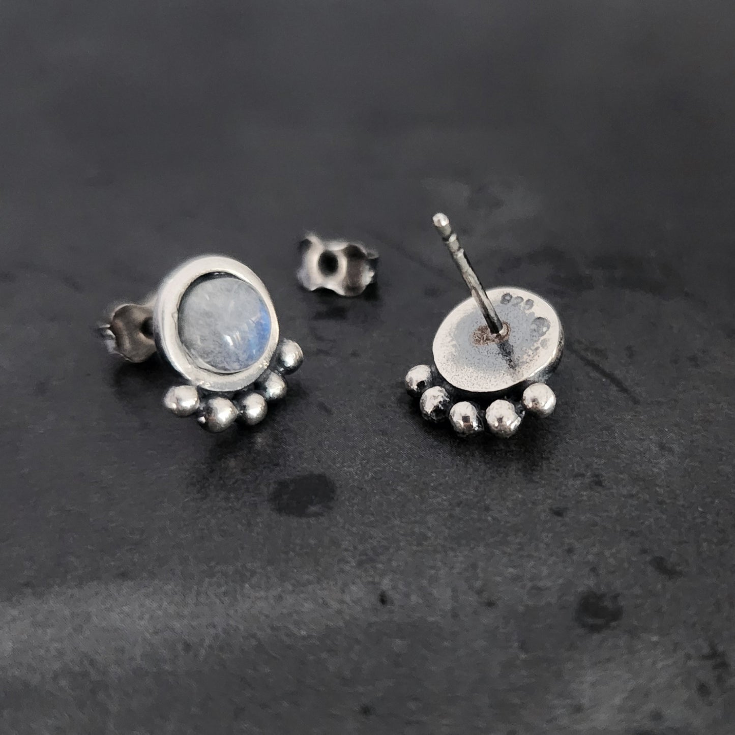 Rainbow Moonstone earrings
