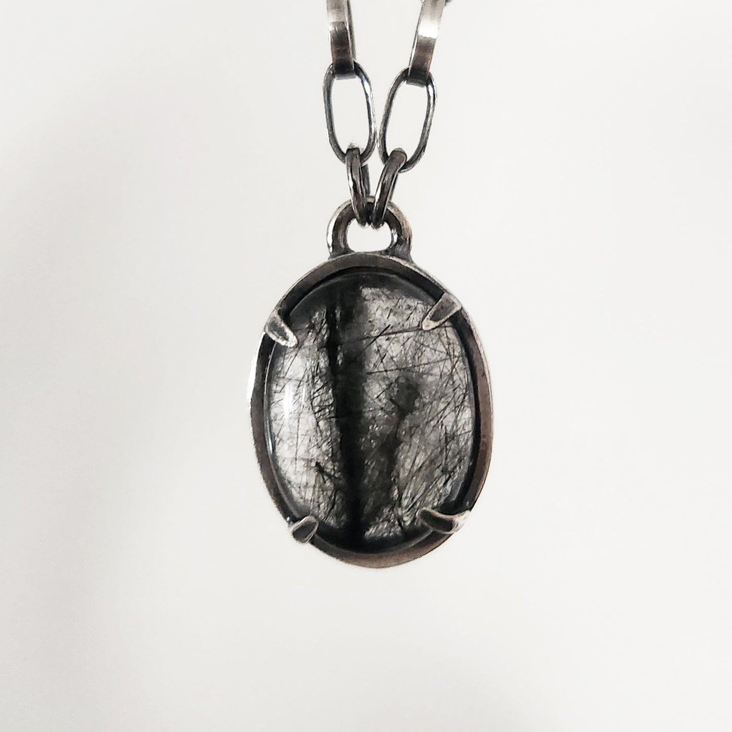 Black Rutilated Quartz necklace