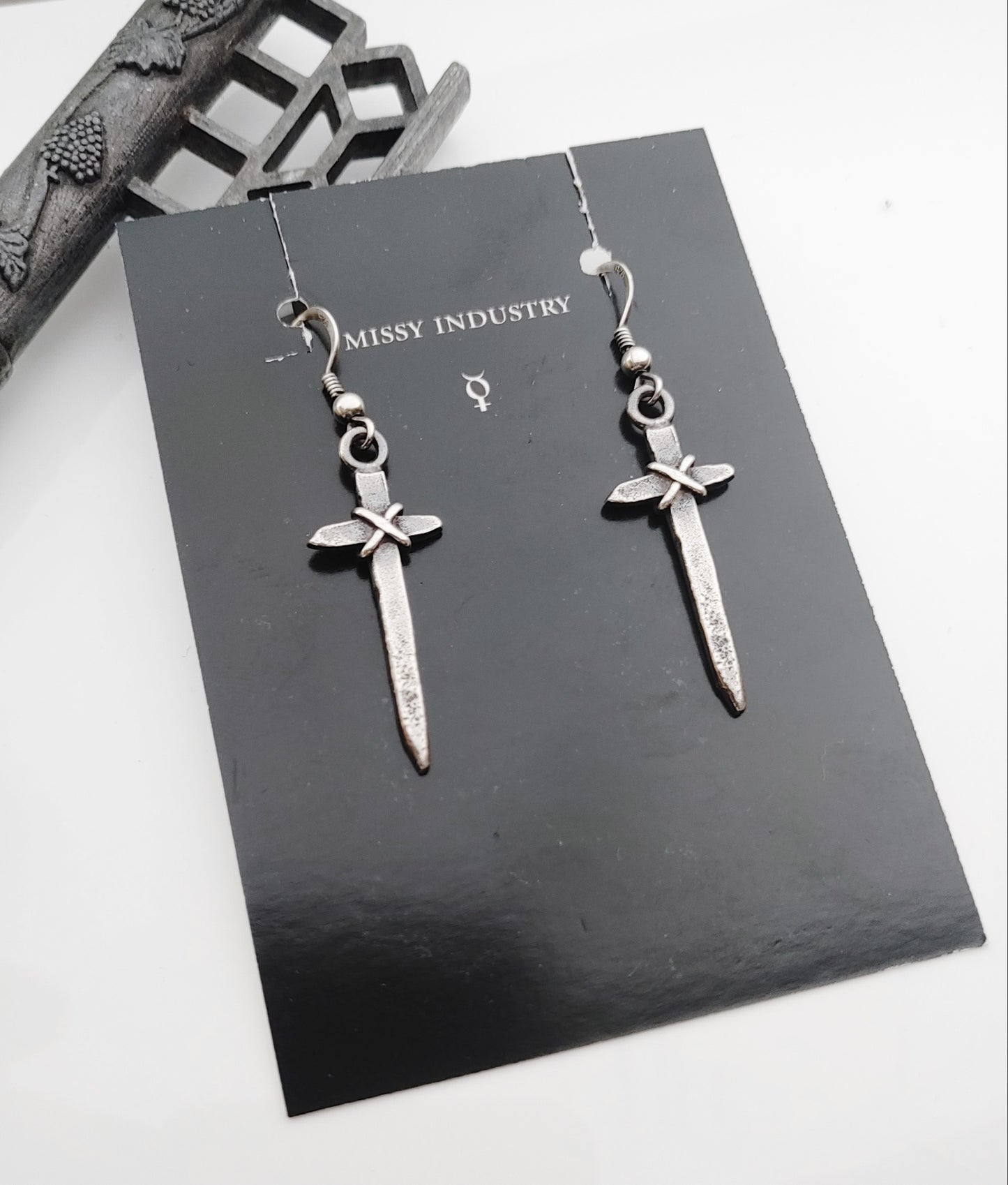 ROPED CROSSES earrings