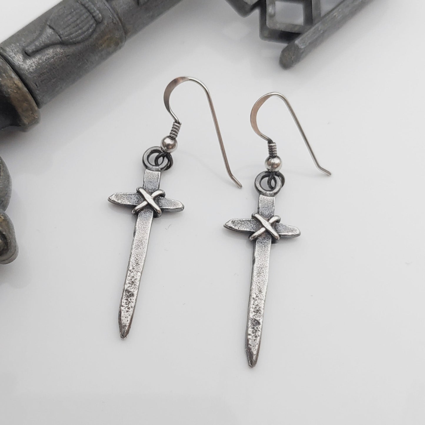 ROPED CROSSES earrings