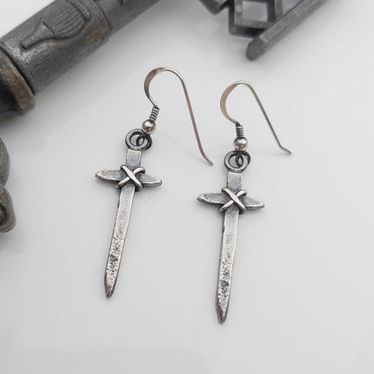 ROPED CROSSES earrings