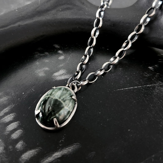 Seraphinite necklace