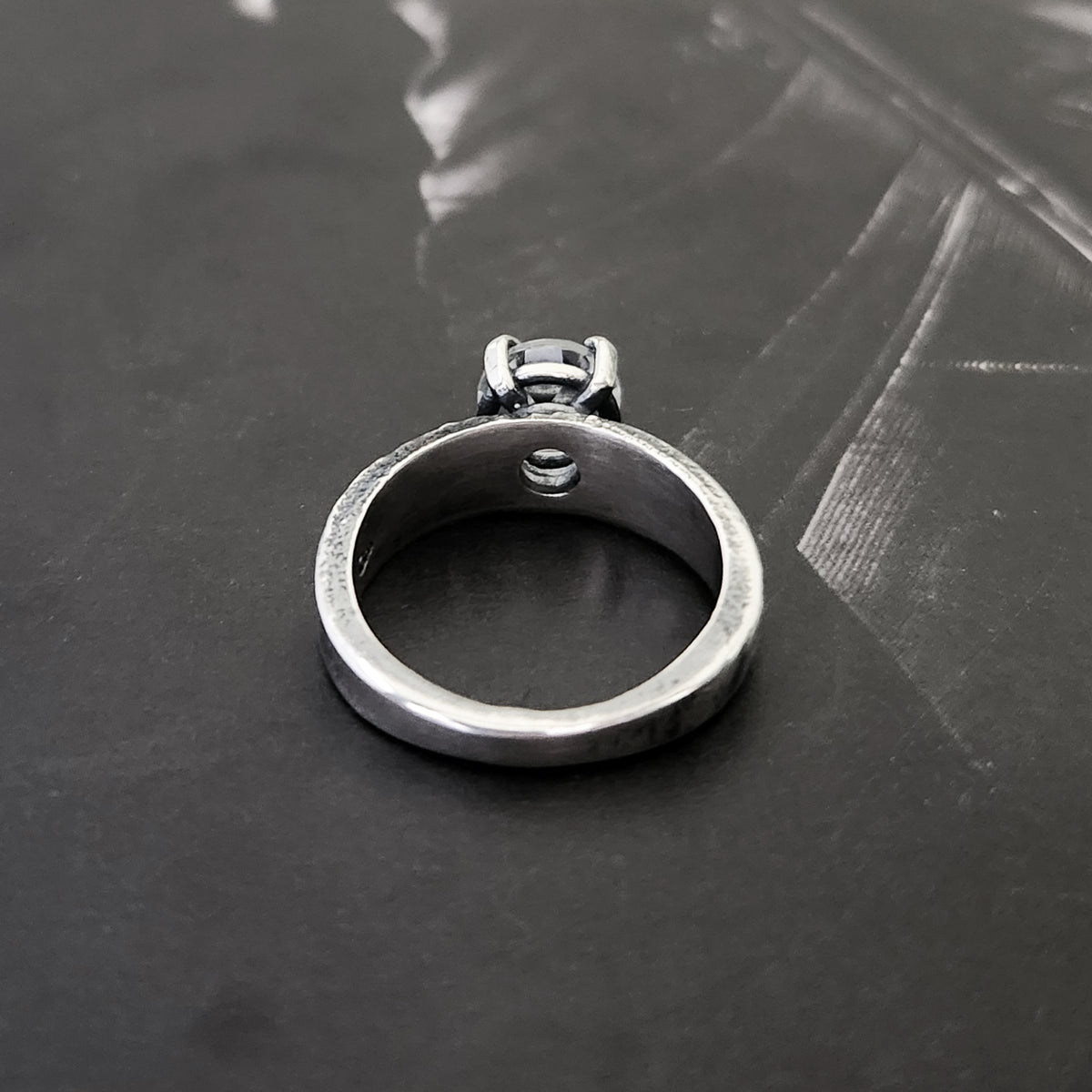 SOLITARY REIGN ring with white topaz