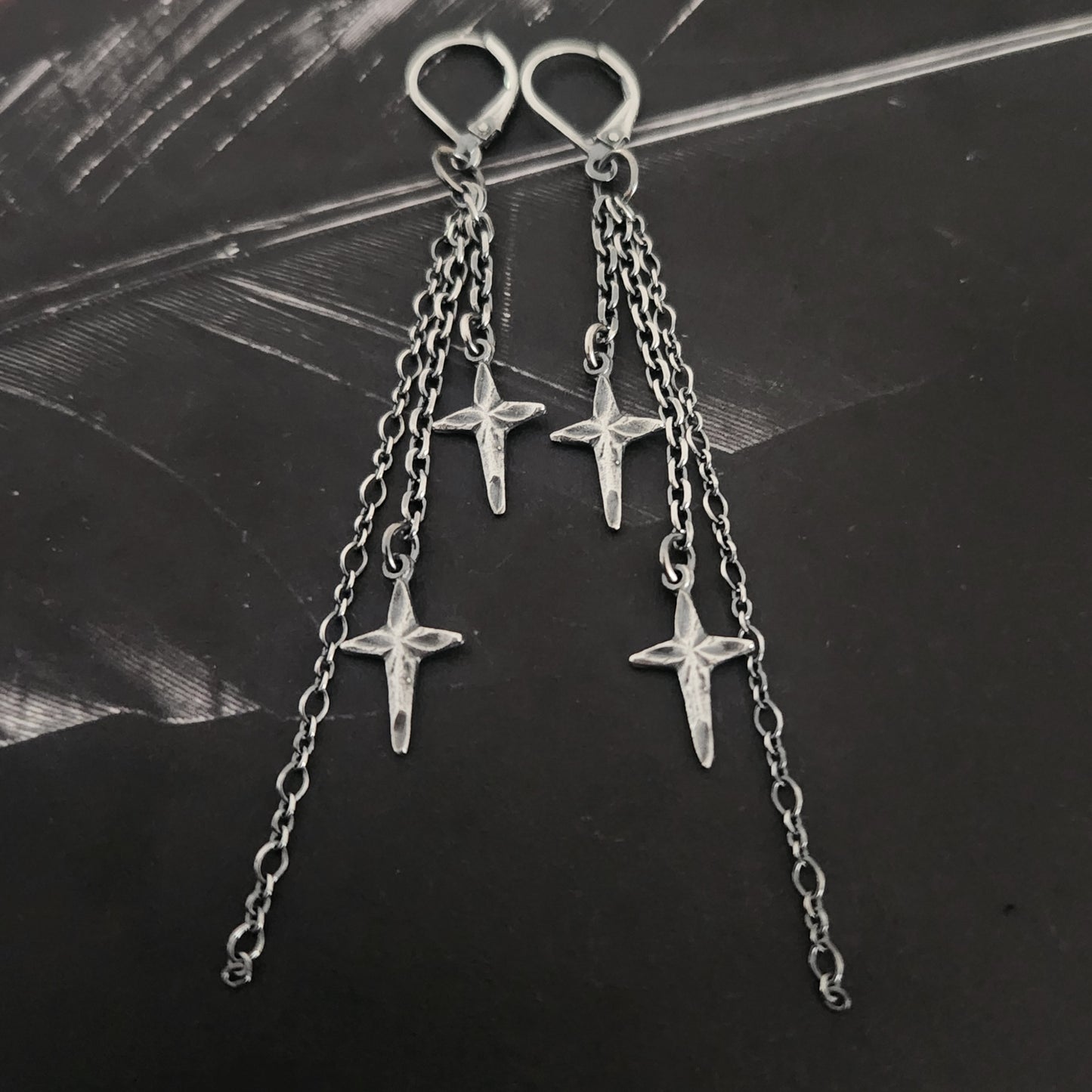 STAR-CROSSED earrings