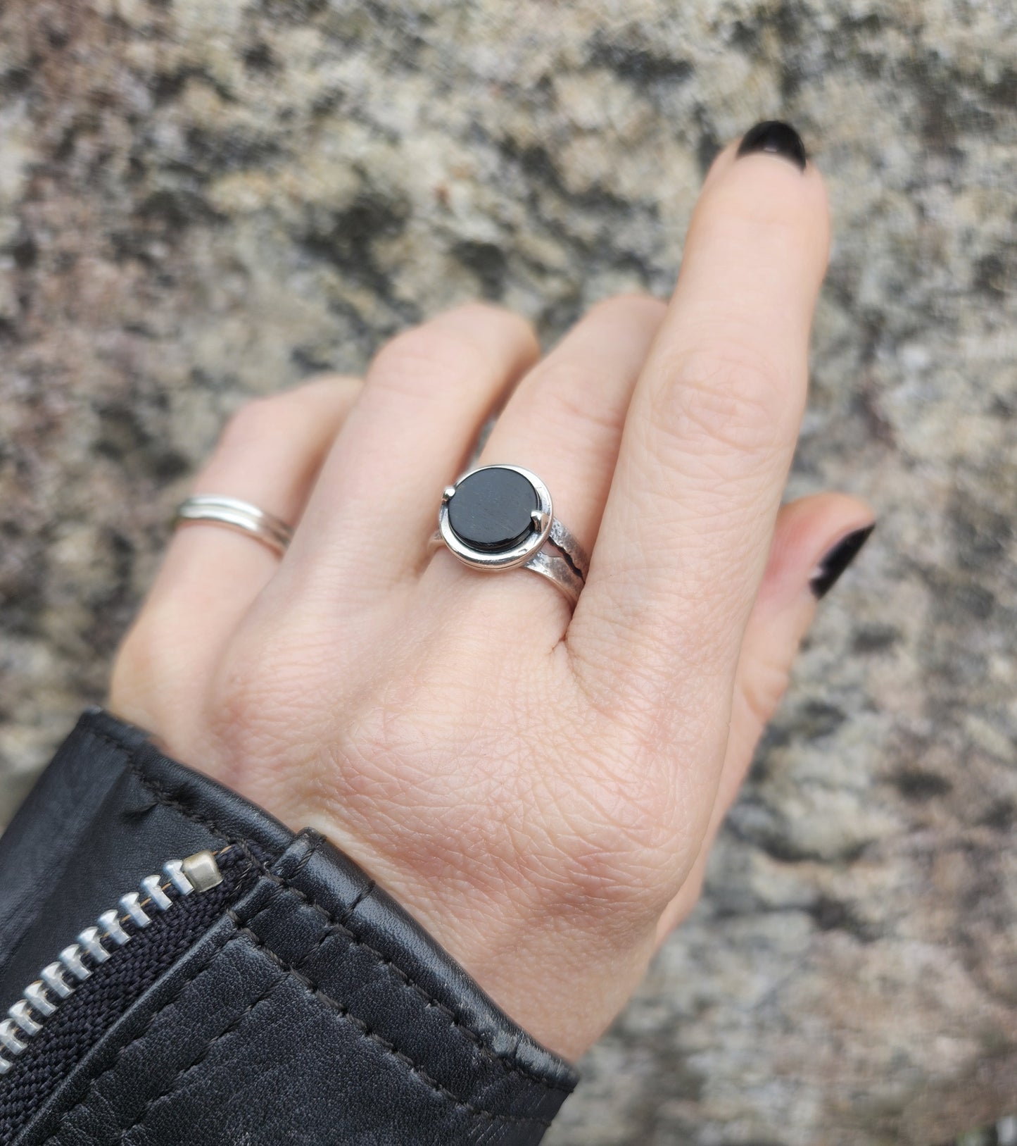 BLUE TIGER EYE ring size 7
