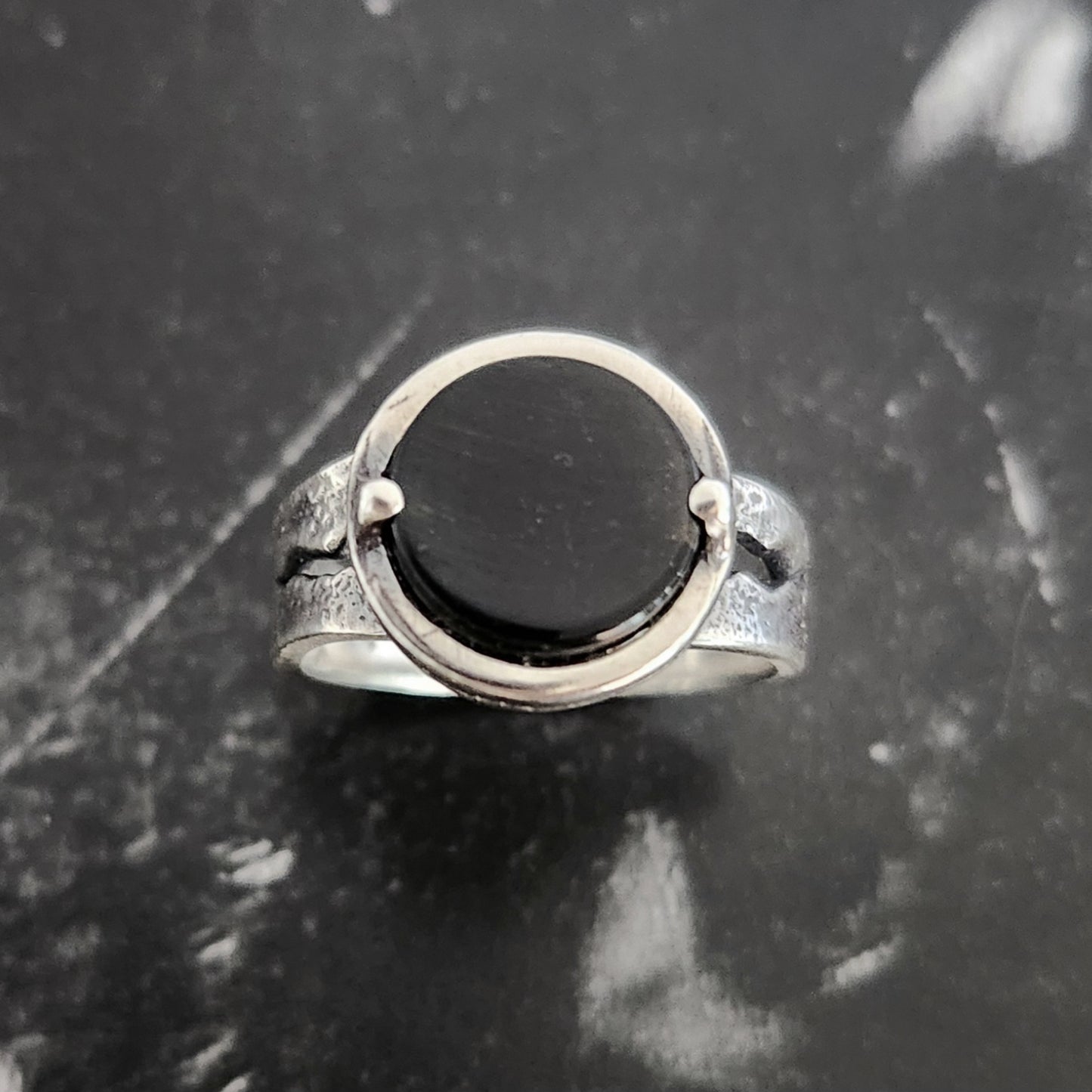 BLUE TIGER EYE ring size 7