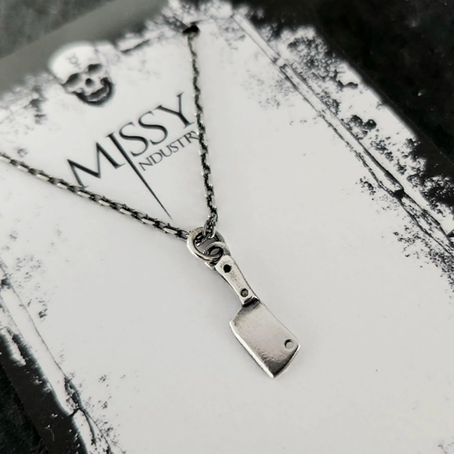 Tiny BUTCHER KNIFE necklace