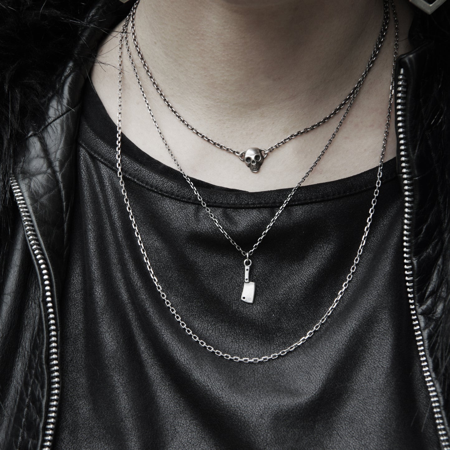 Tiny BUTCHER KNIFE necklace