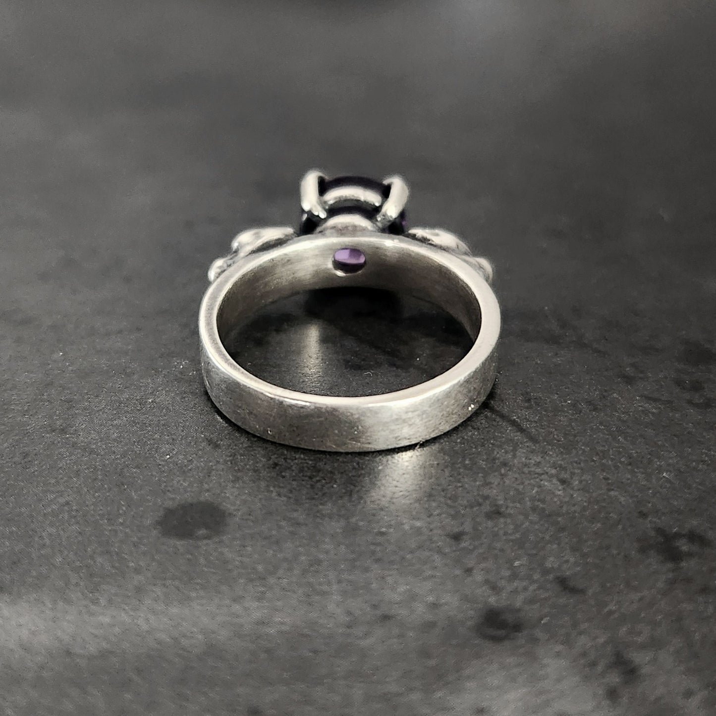TILL THE END ring with amethyst